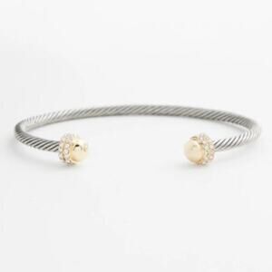 Chico's Mixed Metal Flex Cuff Bracelet